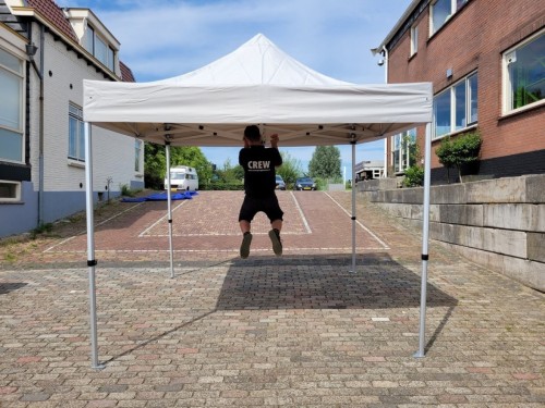 Partytent 3x3m - Lichtgrijs